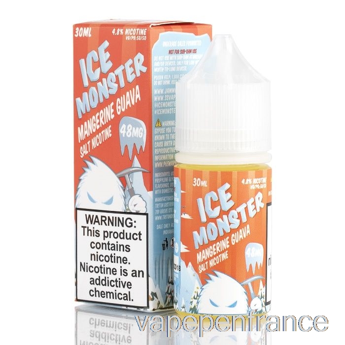 Goyave Mangerine Glacée - Sels De Monstre De Glace - Stylo Vape 30 Ml 24 Mg